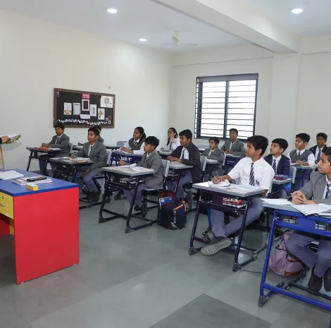 classroom at GMGS Niwai